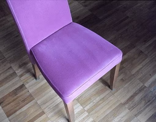 krzesło po czyszczeniu