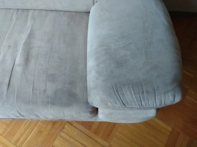 narożnik przed praniem